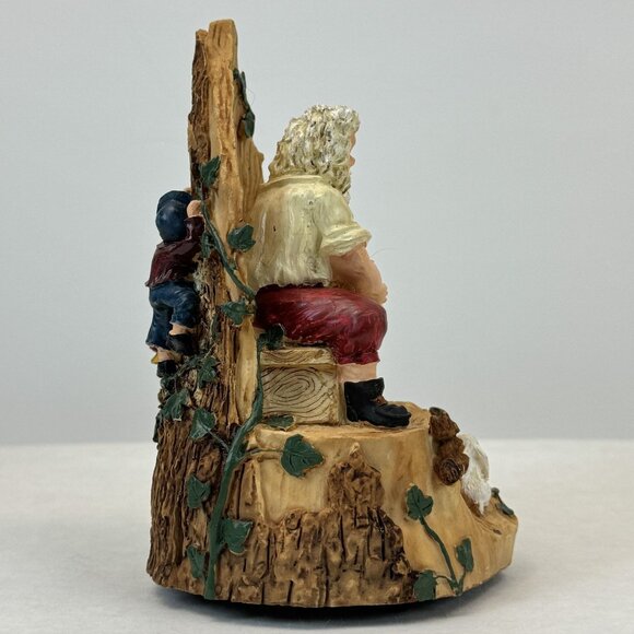 Vintage 1995 House of Lloyd Santa's Workshop Music Box Silent Night 5.5" - Picture 6 of 11